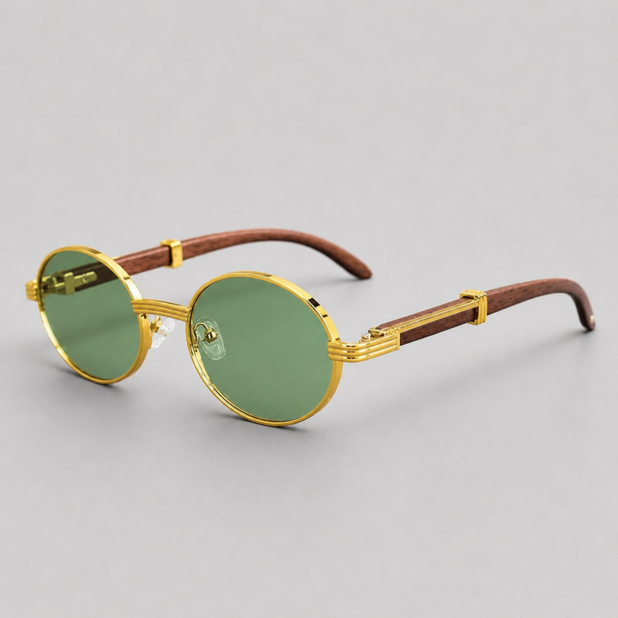 Halston Round Metal Sunglasses – view 7
