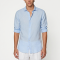 Lacey & Brooks | Hampton Classic Linen Button-Up Shirt