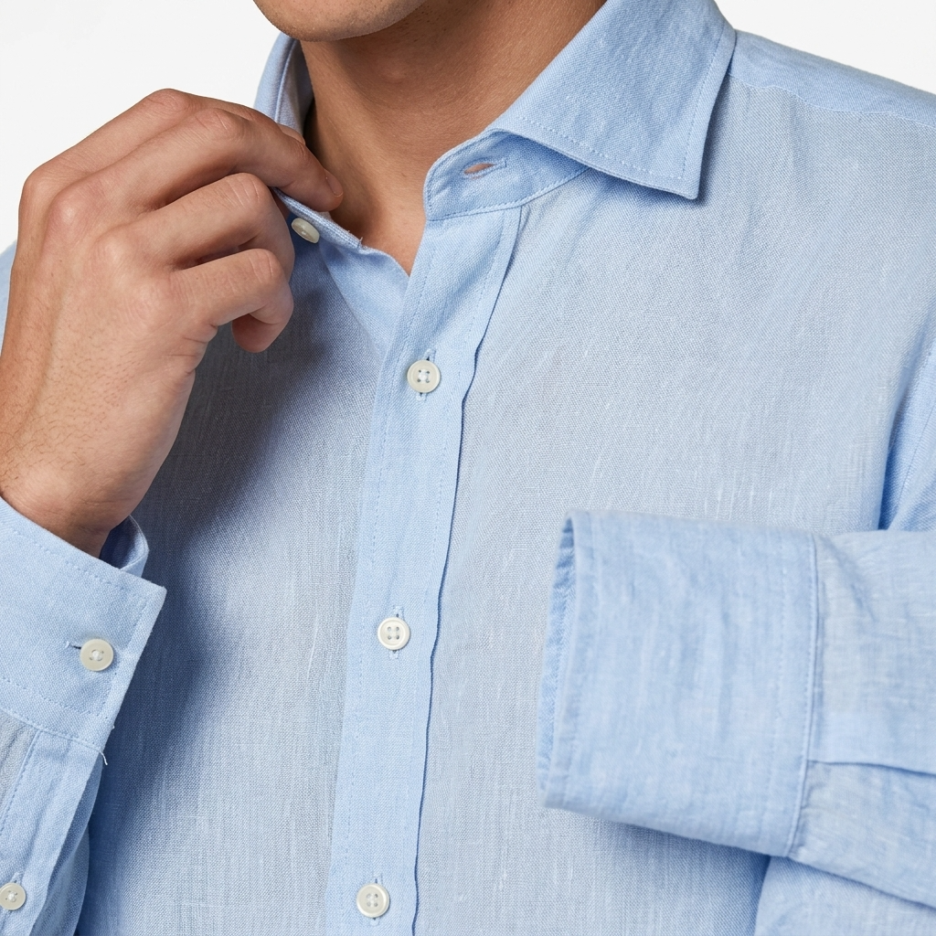 Hampton Classic Linen Button-Up Shirt – view 4