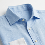 Hampton Classic Linen Button-Up Shirt – view 6