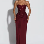 Harriet Beaded Corset Maxi Dress – view 1