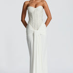 Harriet Beaded Corset Maxi Dress – view 11