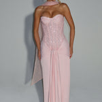 Harriet Beaded Corset Maxi Dress – view 14