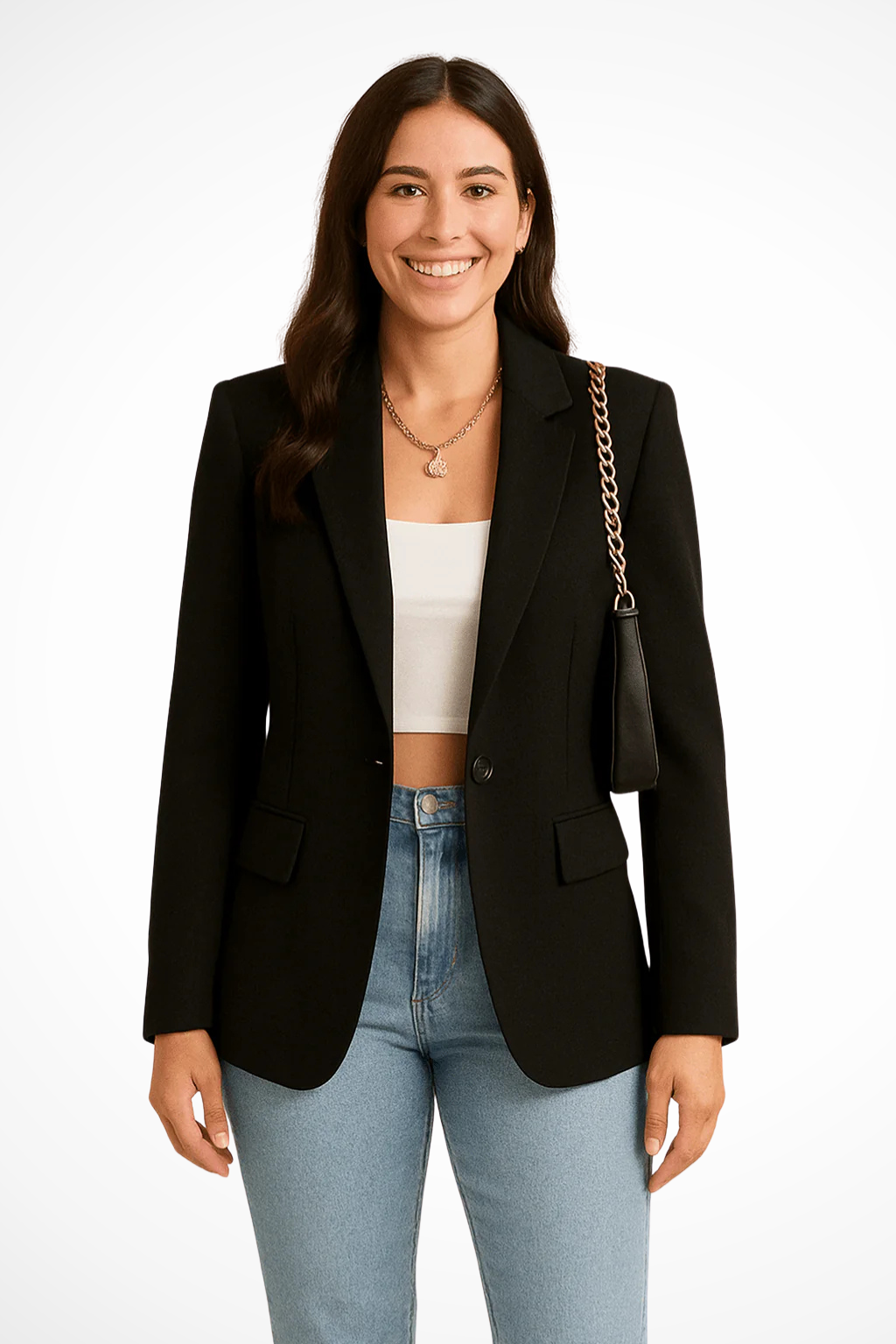Honor Tailored One-Button Blazer – view 1