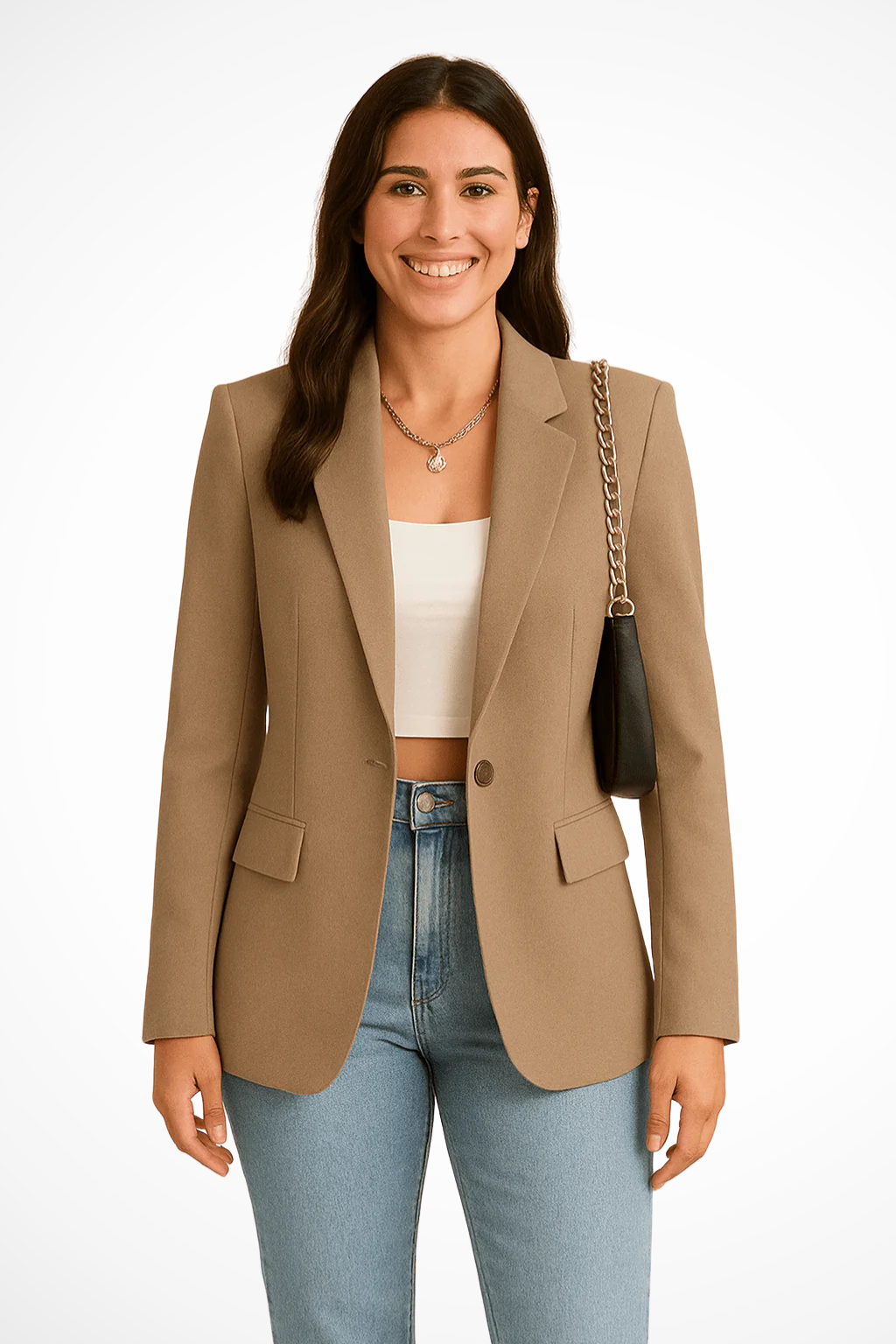 Honor Tailored One-Button Blazer – view 2