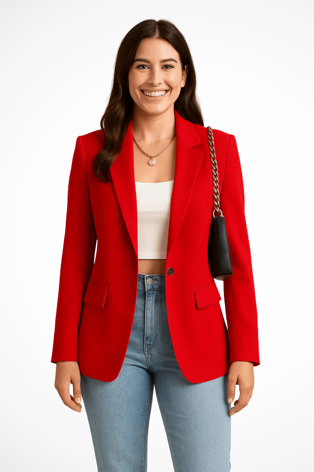 Honor Tailored One-Button Blazer – view 5