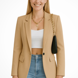 Honor Tailored One-Button Blazer – view 6