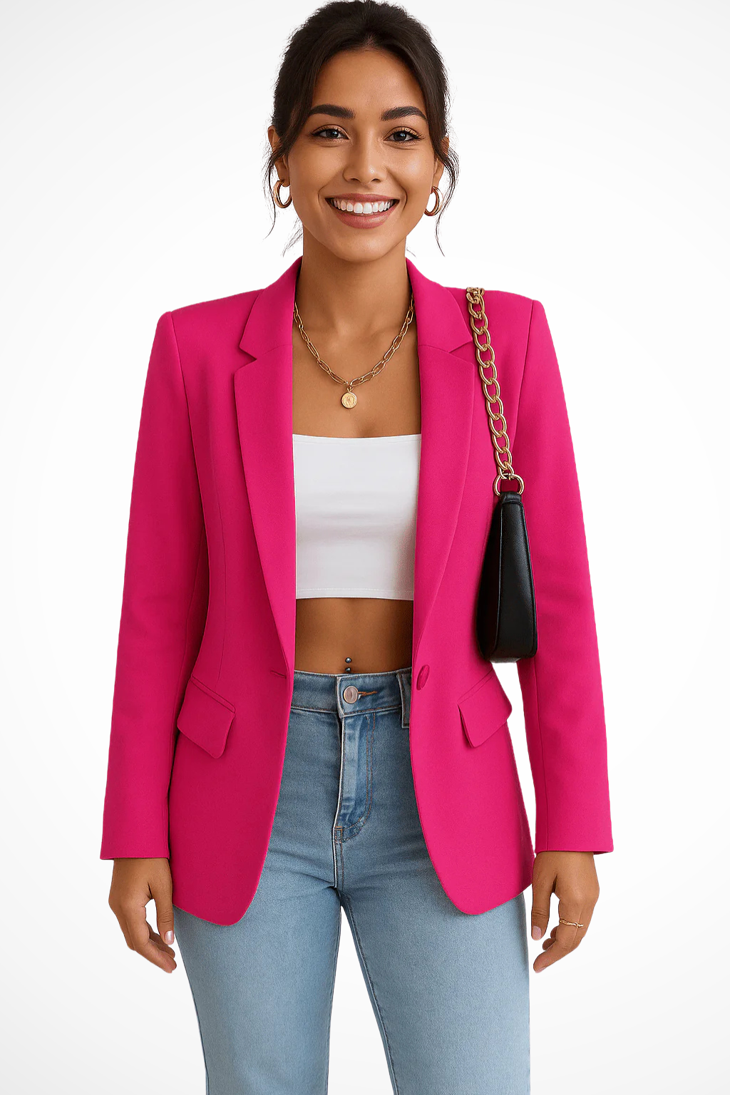 Honor Tailored One-Button Blazer – view 7