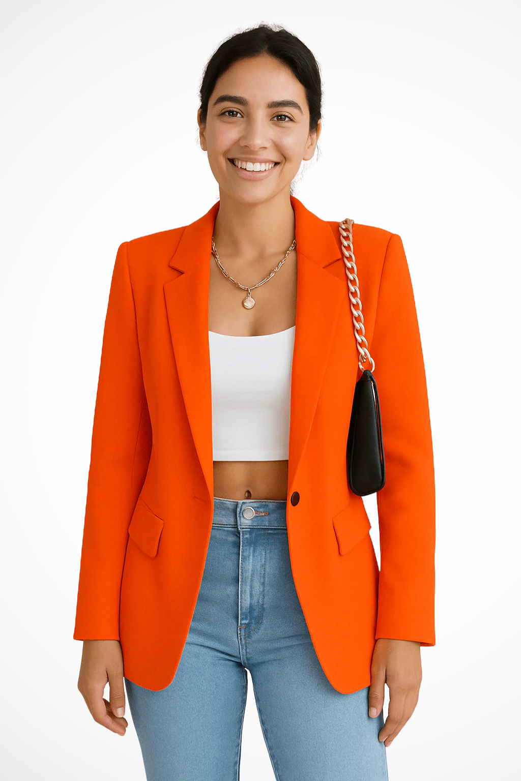 Honor Tailored One-Button Blazer – view 9
