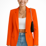 Honor Tailored One-Button Blazer – view 9