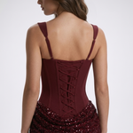 Imogen Sequin Corset Mini Dress – view 6