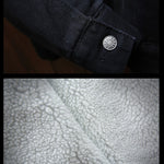 Ingram Sherpa-Lined Denim Trucker Jacket – view 10