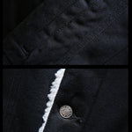 Ingram Sherpa-Lined Denim Trucker Jacket – view 11