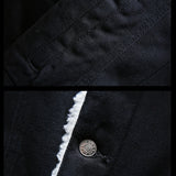 Ingram Sherpa-Lined Denim Trucker Jacket – view 11