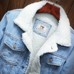 Ingram Sherpa-Lined Denim Trucker Jacket – view 2