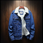Ingram Sherpa-Lined Denim Trucker Jacket – view 4