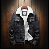 Ingram Sherpa-Lined Denim Trucker Jacket – view 5