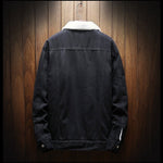 Ingram Sherpa-Lined Denim Trucker Jacket – view 6