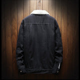 Ingram Sherpa-Lined Denim Trucker Jacket – view 6