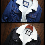 Ingram Sherpa-Lined Denim Trucker Jacket – view 8