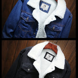 Ingram Sherpa-Lined Denim Trucker Jacket – view 8