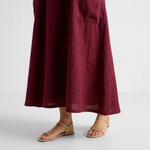 Iris Linen-Look Relaxed Maxi Dress – view 5
