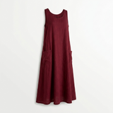 Iris Linen-Look Relaxed Maxi Dress – view 7