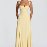 Isadora Ruched Sweetheart Maxi Dress – view 1