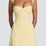 Isadora Ruched Sweetheart Maxi Dress – view 3