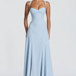 Isadora Ruched Sweetheart Maxi Dress – view 5