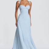Isadora Ruched Sweetheart Maxi Dress – view 6