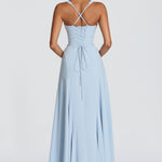 Isadora Ruched Sweetheart Maxi Dress – view 8
