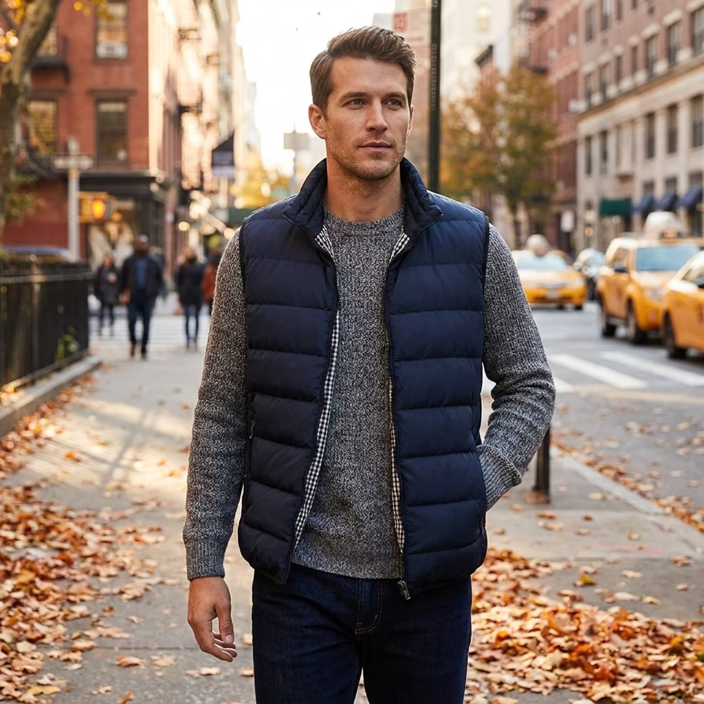 Jameson Quilted Puffer Vest – view 2