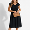 Jolie V-Neck Ruffle Sleeve Midi Dress – view 8