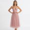 Josephine Tulle Corset Midi Dress – view 12