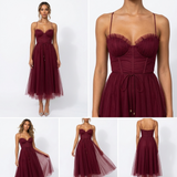 Josephine Tulle Corset Midi Dress – view 4