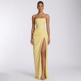Juliette Strapless Corset Maxi Dress – view 1