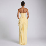 Juliette Strapless Corset Maxi Dress – view 3