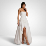 Junia Strapless Corset Balloon Maxi Dress – view 11