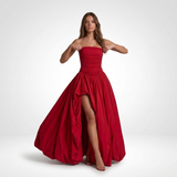 Junia Strapless Corset Balloon Maxi Dress – view 12