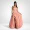 Junia Strapless Corset Balloon Maxi Dress – view 15