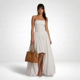 Junia Strapless Corset Balloon Maxi Dress – view 5
