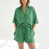 Juniper Linen Shirt & Shorts Set – view 11