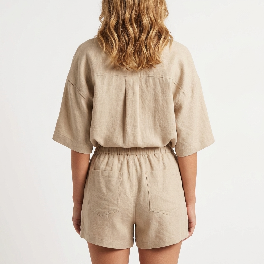 Juniper Linen Shirt & Shorts Set – view 3