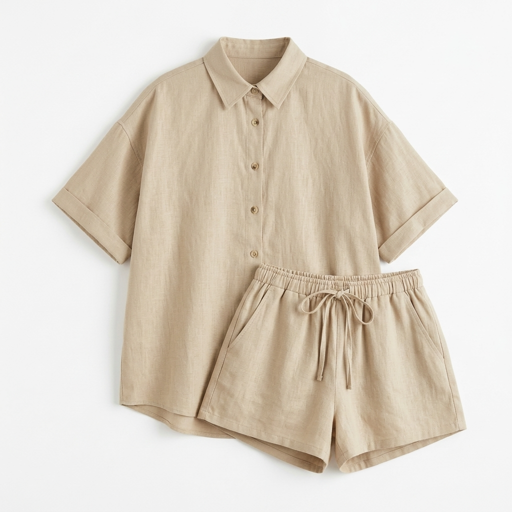 Juniper Linen Shirt & Shorts Set – view 5