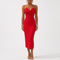 Katarina Strapless Sweetheart Midi Dress – view 5