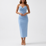 Katarina Strapless Sweetheart Midi Dress – view 7