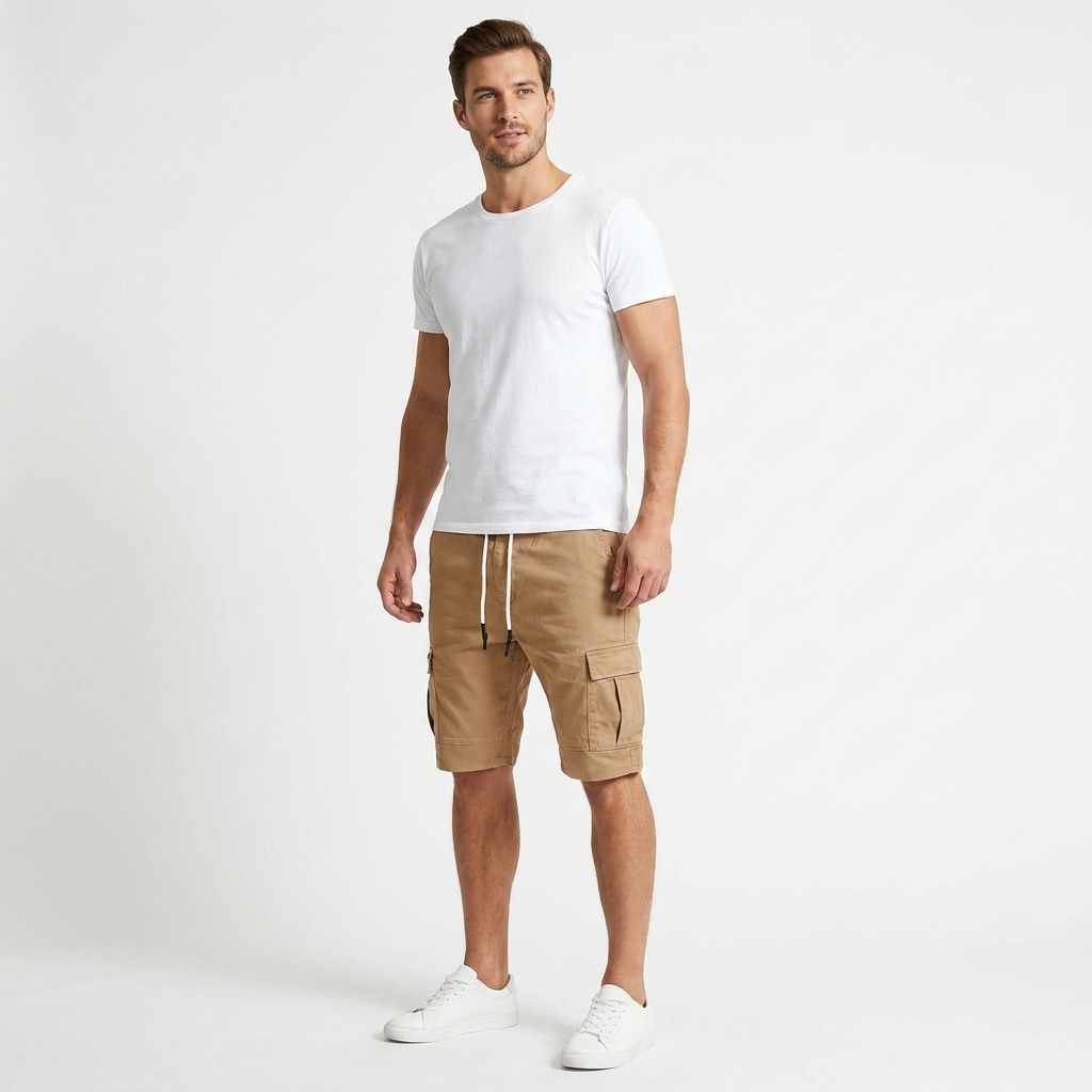 Kendall Drawstring Cargo Shorts – view 6
