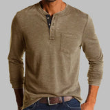 Kensington Long Sleeve Henley – view 7