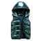 Kingsley Glossy Hooded Puffer Vest – view 7